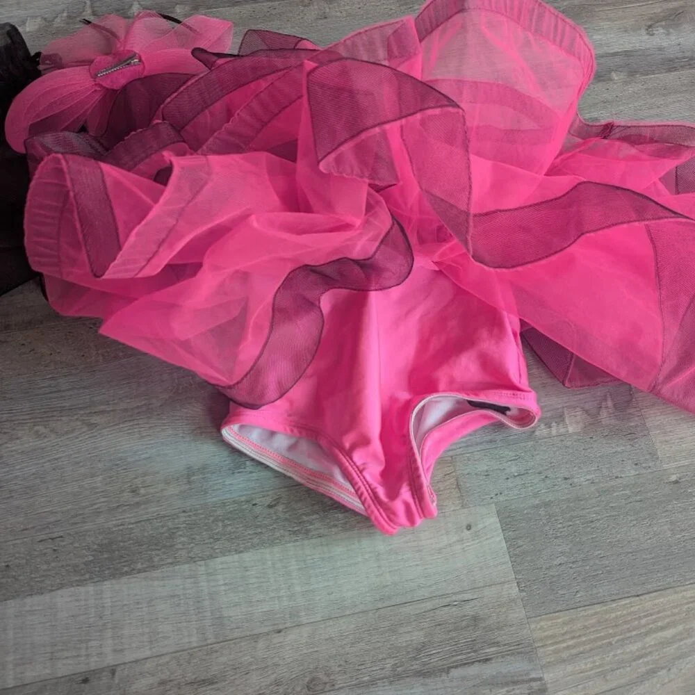 Organdy skirt + Headpiece * “Move A Little Faster” * Child Medium